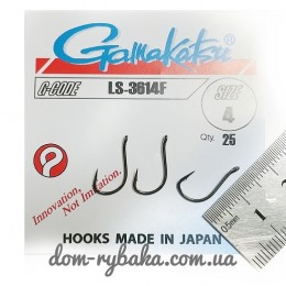 Крючок Gamakatsu LS-3614F №4 25шт (14669100400)