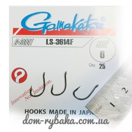 Крючок Gamakatsu LS-3614F №06 10шт (14900900600)