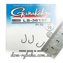 Крючок Gamakatsu LS-3615F №10 10шт (14901001000 )