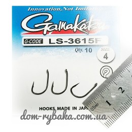 Крючок Gamakatsu LS-3615F №4  8шт( 14901000400 )