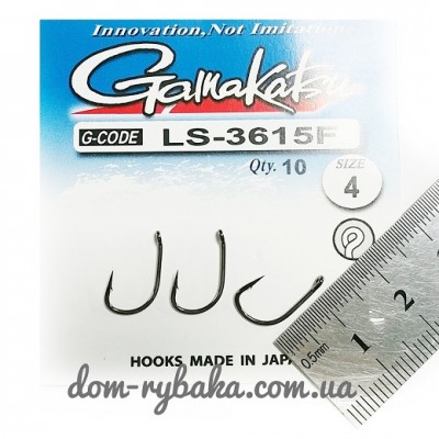 Крючок Gamakatsu LS-3615FR S 04 8шт( 14901000400 )