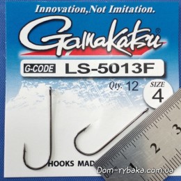 Гачок Gamakatsu LS- 5013F №4 12 шт (14901100400) Гачок Gamakatsu LS- 5013F №4 12 шт (14901100400)