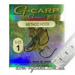 Гачок Gamakatsu G-CARP Method Hook №1 10шт (14682400100) Гачок Gamakatsu G-CARP Method Hook №1 10шт (14682400100)