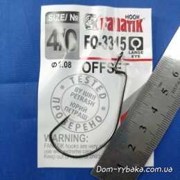 Гачок Fanatik FO-3315 № 4/0 3 шт велике вухо (9996641)