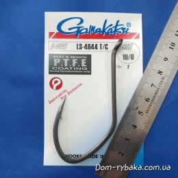 Гачок Gamakatsu LS-4644F тефлон №10 / 0 2шт (14913301000) Гачок Gamakatsu LS-4644F тефлон №10 / 0 2шт (14913301000)