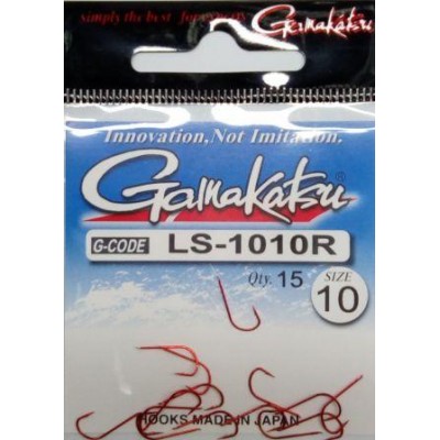 Крючок Gamakatsu LS-1010R №10 15шт(9994877)