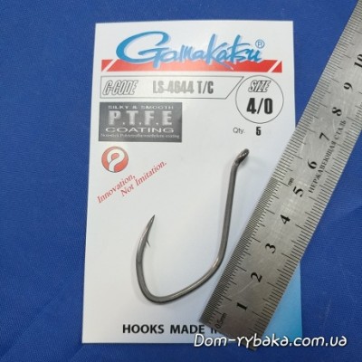 Гачок Gamakatsu LS-4644F Teflon Coated 4/0 5шт (149133004)
