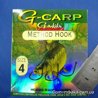 Гачок Gamakatsu G-CARP Method Hook №004 10шт (9996227)