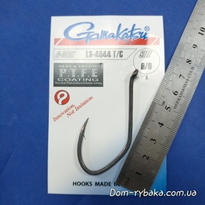 Гачок Gamakatsu LS-4644F тефлон №6 / 0 4шт (14913300600)