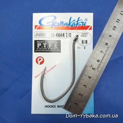 Гачок Gamakatsu LS-4644F тефлон №8 / 0 3шт (14913300800)