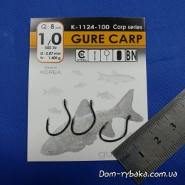 Гачок Gurza Gure carp 1 \ 0 8шт (9996513)
