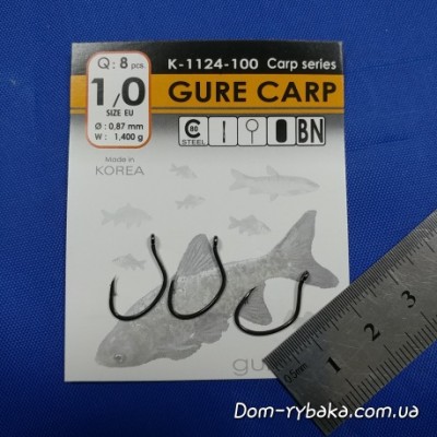 Гачок Gurza Gure carp 1 \ 0 8шт (9996513)