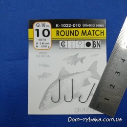 Гачок Gurza Round match №10 10 шт (9996529) Гачок Gurza Round match №10 10 шт (9996529)