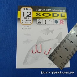 Гачок Gurza Sode Red №12 10 шт (9996526)