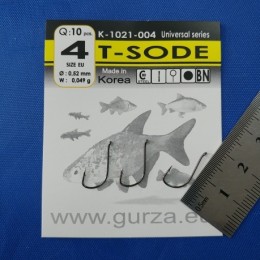 Гачок Gurza T-Sode №4 10 шт (9996525) Гачок Gurza T-Sode №4 10 шт (9996525)