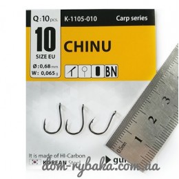 Гачок Gurza Chinu №10 10шт (9997904) Гачок Gurza Chinu №10 10шт (9997904)