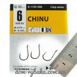 Гачок Gurza Chinu №6 10шт (9997907) Гачок Gurza Chinu №6 10шт (9997907)