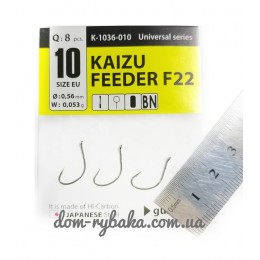 Гачок Gurza Kaizu Feeder F22 №10 8шт (9998814)