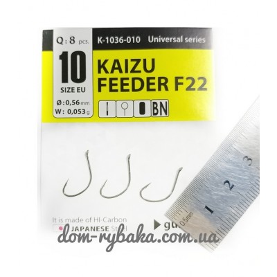 Гачок Gurza Kaizu Feeder F22 №10 8шт (9998814)