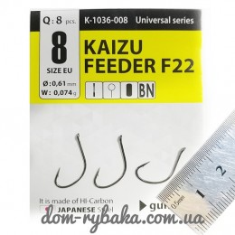 Гачок Gurza Kaizu Feeder F22 №8 8шт (9998813)