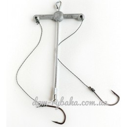 Рамка на толстолоба 2 крючка оснащенная (9190573) Рамка на толстолоба 2 крючка оснащенная (9190573)