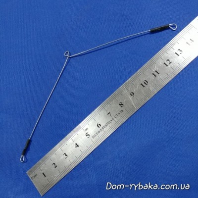 Отвод коромысло на 2 поводка термоусадка нержавеющая  140мм (99901015)