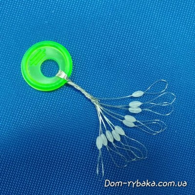 Стопор силіконовий Fanatik SS 10шт прозорий 0,10-0,18мм волосінь (9996159)