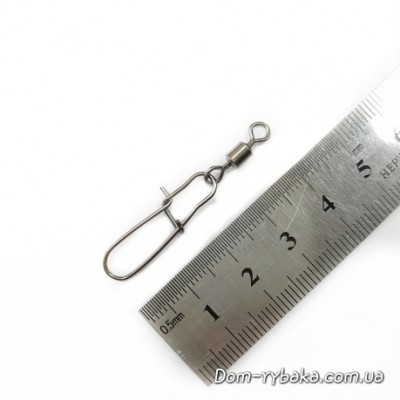 Застібка з верт. Dragon Duo Lock Snap 002s 38кг 10шт (5055002)