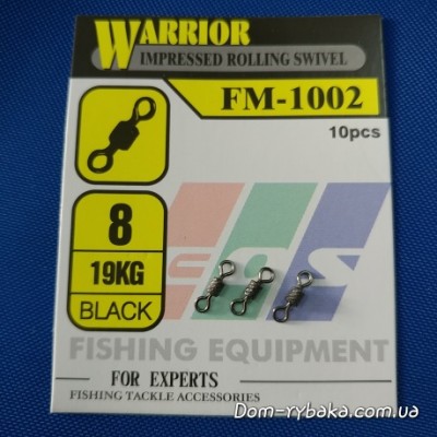 Вертлюг EOS # 8 19кг FM1002 10шт (9996327)