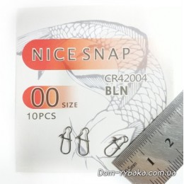 Застежка Condor Nice Snap 00 9кг 10шт(4521002)