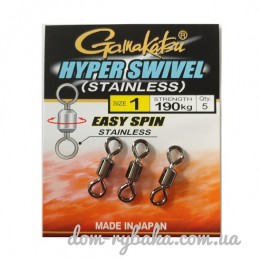 Вертлюг Gamakatsu HYPER SWIVEL (9997871) Вертлюг Gamakatsu HYPER SWIVEL (9997871)