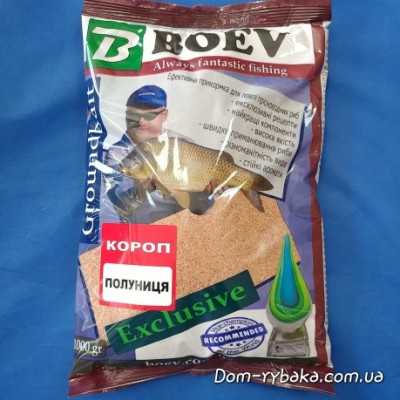 Прикормка Boev Короп Полуниця 1кг (9996989)