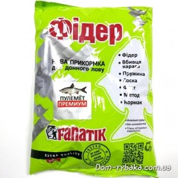 Прикормка Фанатик Фидер Плотва Пулемет 0,9 кг(9996634)