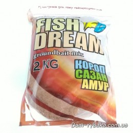 Прикормка Fish Dream Ground Bait Короп Сазан Амур 2 кг (9998012)