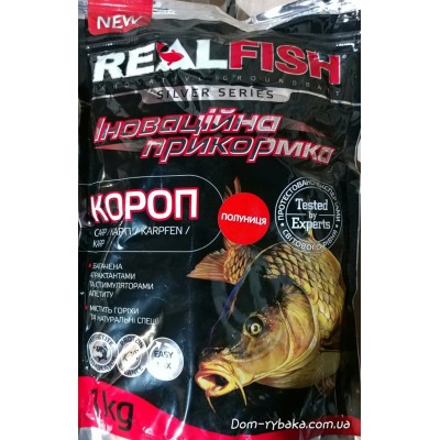 Прикормка Real fish Карп Клубника 1кг (9996149) 