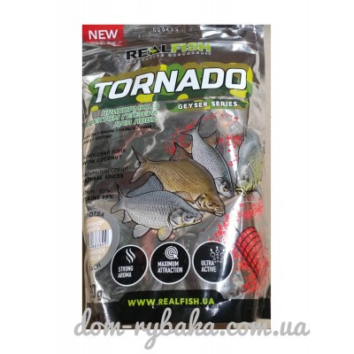 Прикормка Real fish Торнадо Гейзер 0.9кг (99996150) Прикормка Real fish Торнадо Гейзер 0.9кг (99996150)