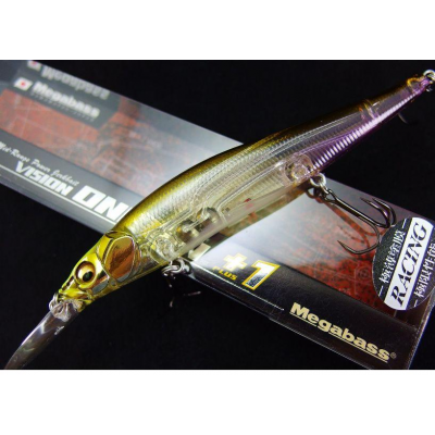 Воблер Megabass VISION ONETEN +1 RACING колір SIGNAL RACING WAKASAGI 14гр 11см Slow Floating (25376)