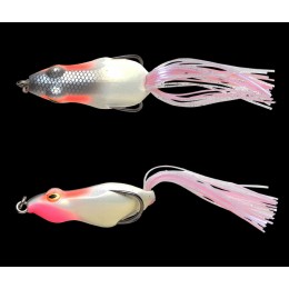 Воблер MEGABASS PONY FROG цвет WHITE/PINK SPOT 10.5гр 56мм Floating(24265)