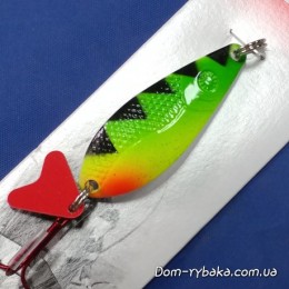 Блешня Spinnex Bass 15 гр Fluotiger + біла (9997207)