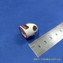 Приманка "Поплавок Поппер 3D Eye" 1.5гр 2,5см белая(9993624)