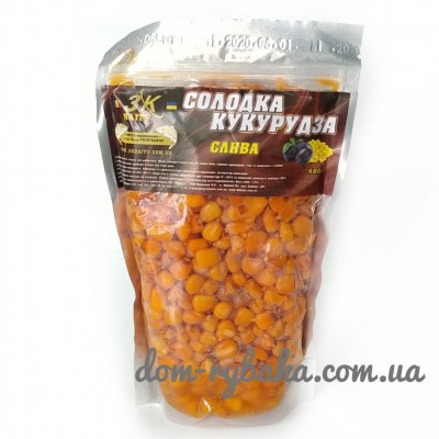 Кукуруза  3K Baits слива 400 гр  (9998083) 