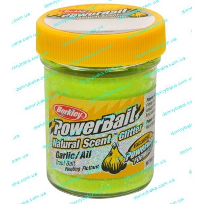 Паста форелеве ESTBGGM Berkley PowerBait® Natural Scent TroutBait Garlic Glitter 50 гр (1152858)
