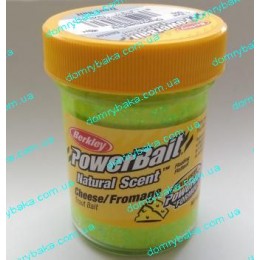 Паста форелевая Berkley PowerBait® Natural Scent TroutBait Chartreuse Cheese Glitter 50гр(1376753)