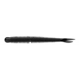 Силикон KEITECH LIVE IMPACT WORM 2.5" цвет 001 Black 12шт(20289)