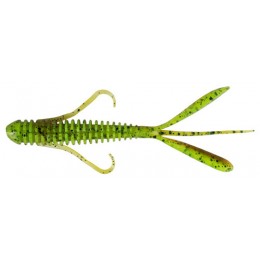 Силикон KEITECH HOG IMPACT 3.5" цвет 401 Green Pumpkin/Chartreuse 10шт(24374)