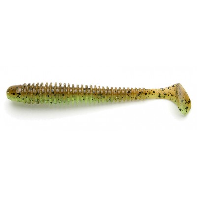 Силікон KEITECH SWING IMPACT 2.5 "колір 401 Green Pumpkin Chart 10шт (25455)