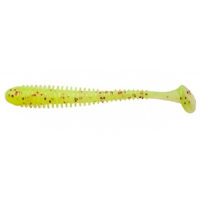 Силикон KEITECH SWING IMPACT 2.5" цвет PAL#01 Cartreuse Red Flake 10шт(27355)