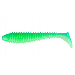 Силикон KEITECH FAT SWING IMPACT 3.8" цвет EA#11 Lime Chartreuse Glow 6шт(28025)