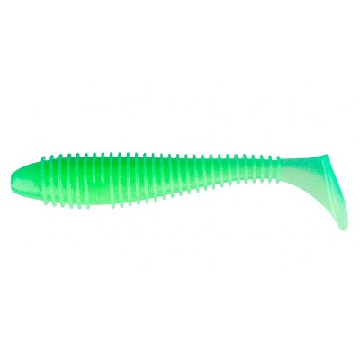 Силикон KEITECH FAT SWING IMPACT 3.8" цвет EA#11 Lime Chartreuse Glow 6шт(28025)