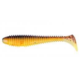 Силікон KEITECH FAT SWING IMPACT 3.8 "колір PAL # 10 Bumblebee 6шт (28030)